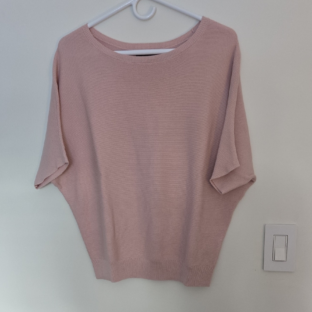 Quince Soft Pink Crew Neck Sweater
